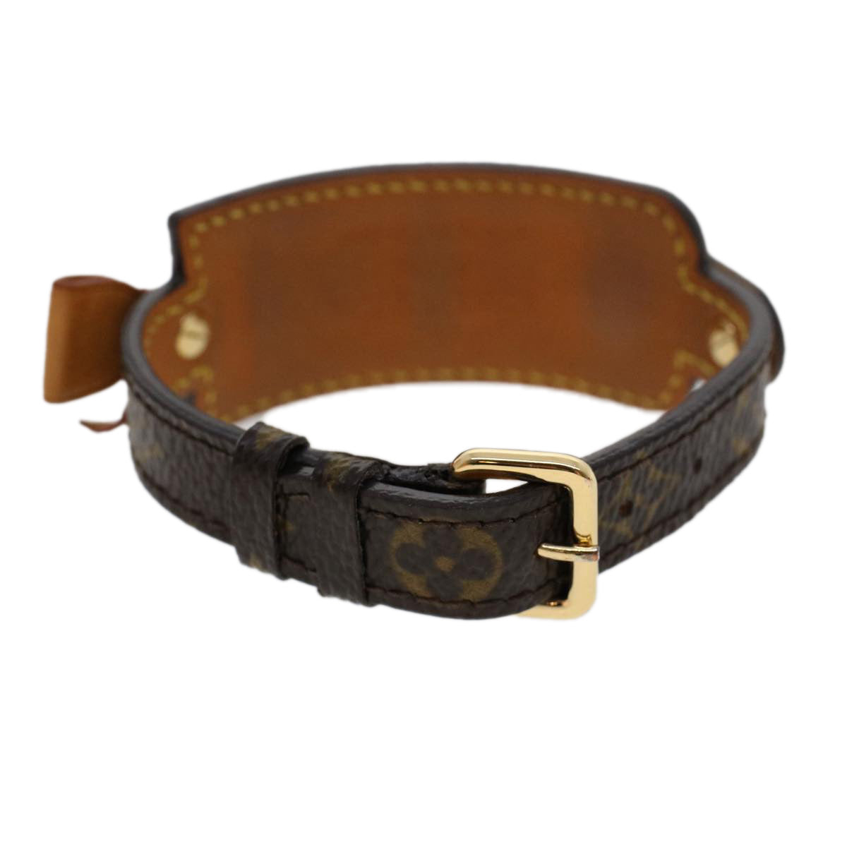 LOUIS VUITTON Monogram Porte a Dress Bracelet M92577 LV 45726
