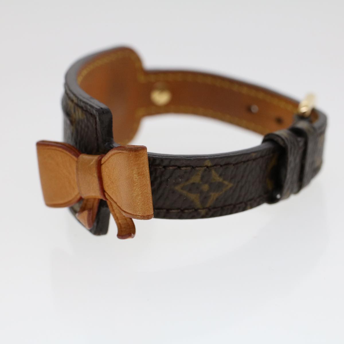 LOUIS VUITTON Monogram Porte a Dress Bracelet M92577 LV 45726
