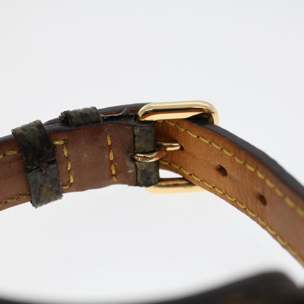 LOUIS VUITTON Monogram Porte a Dress Bracelet M92577 LV 45726