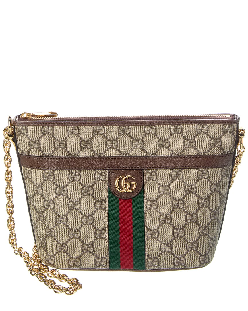 Luxury Gucci Trending 2025 Ophidia Mini GG Supreme Canvas & Leather Shoulder Bag