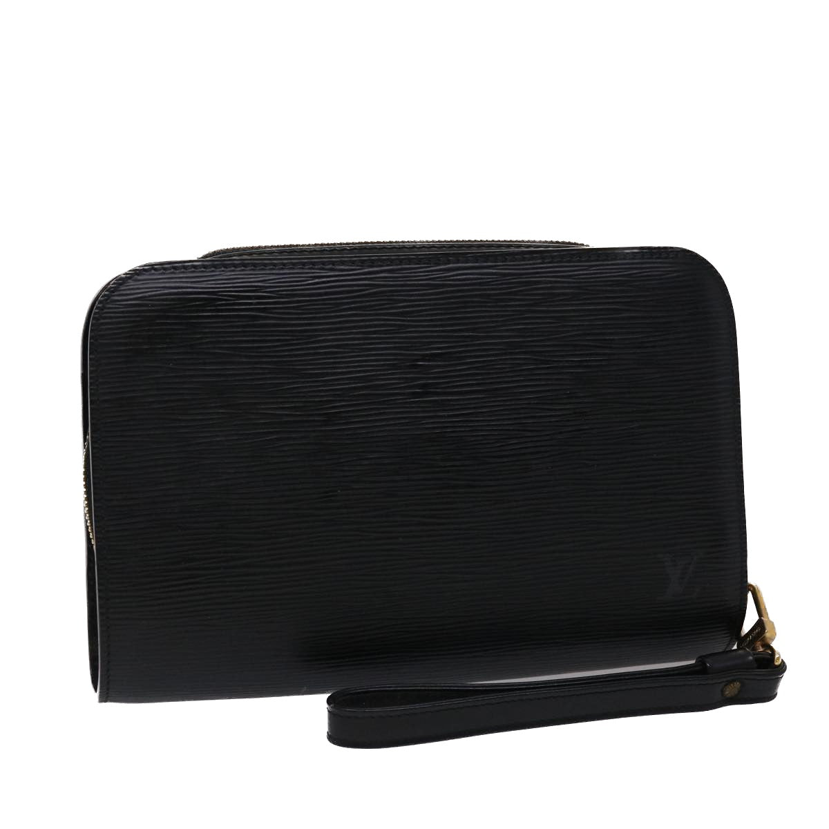 LOUIS VUITTON Epi Orsay Clutch Bag Black M51992 LV 45731
