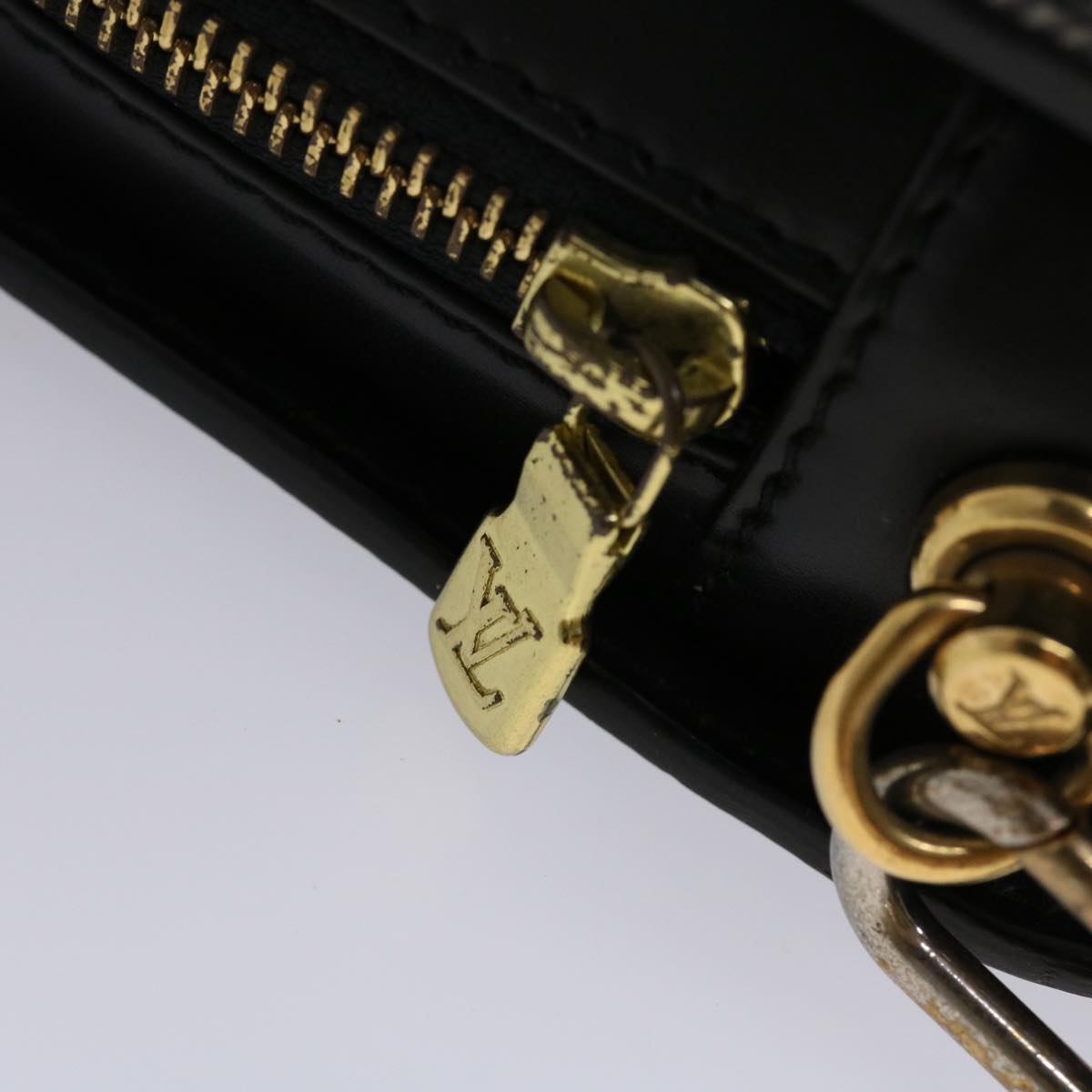 LOUIS VUITTON Epi Orsay Clutch Bag Black M51992 LV 45731