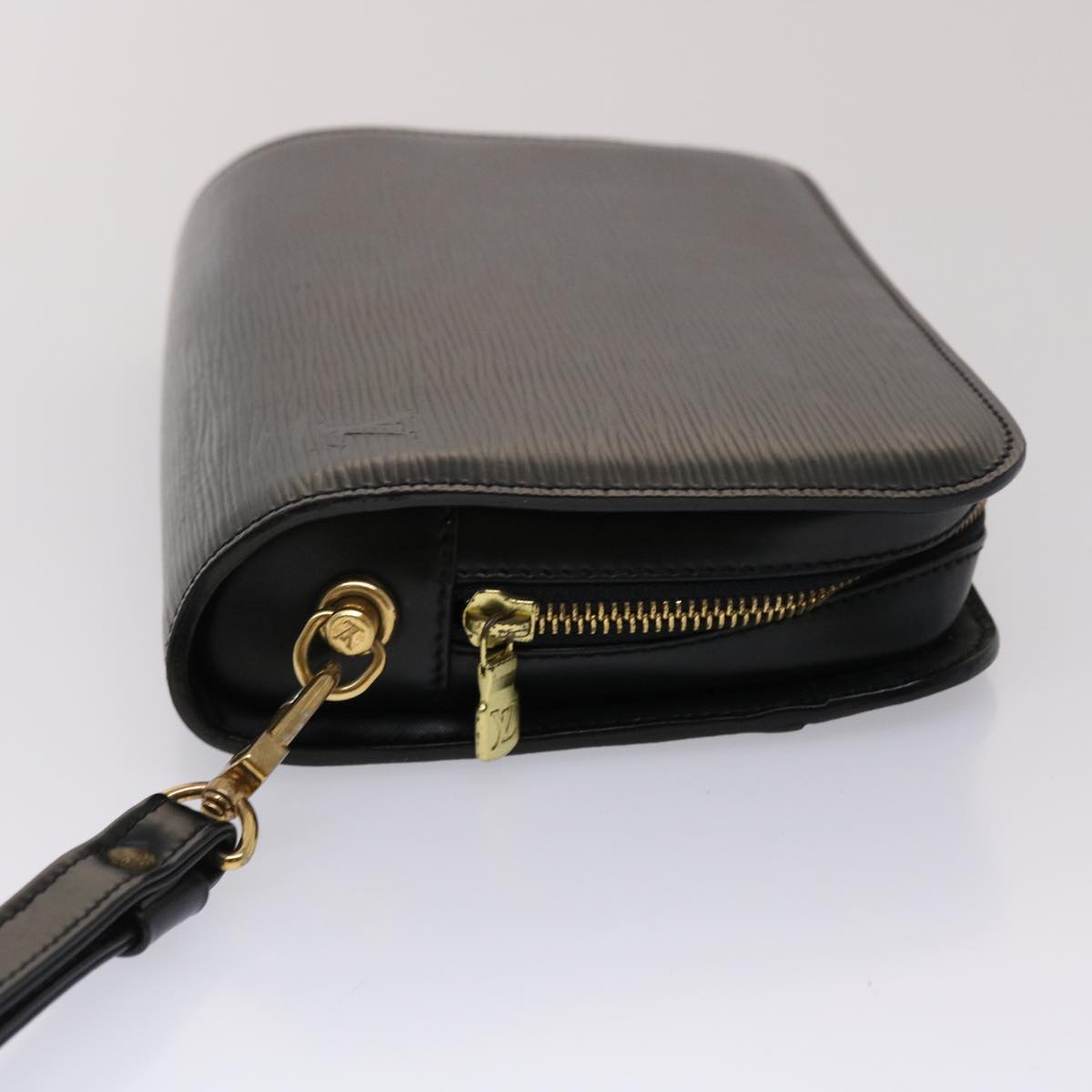 LOUIS VUITTON Epi Orsay Clutch Bag Black M51992 LV 45731