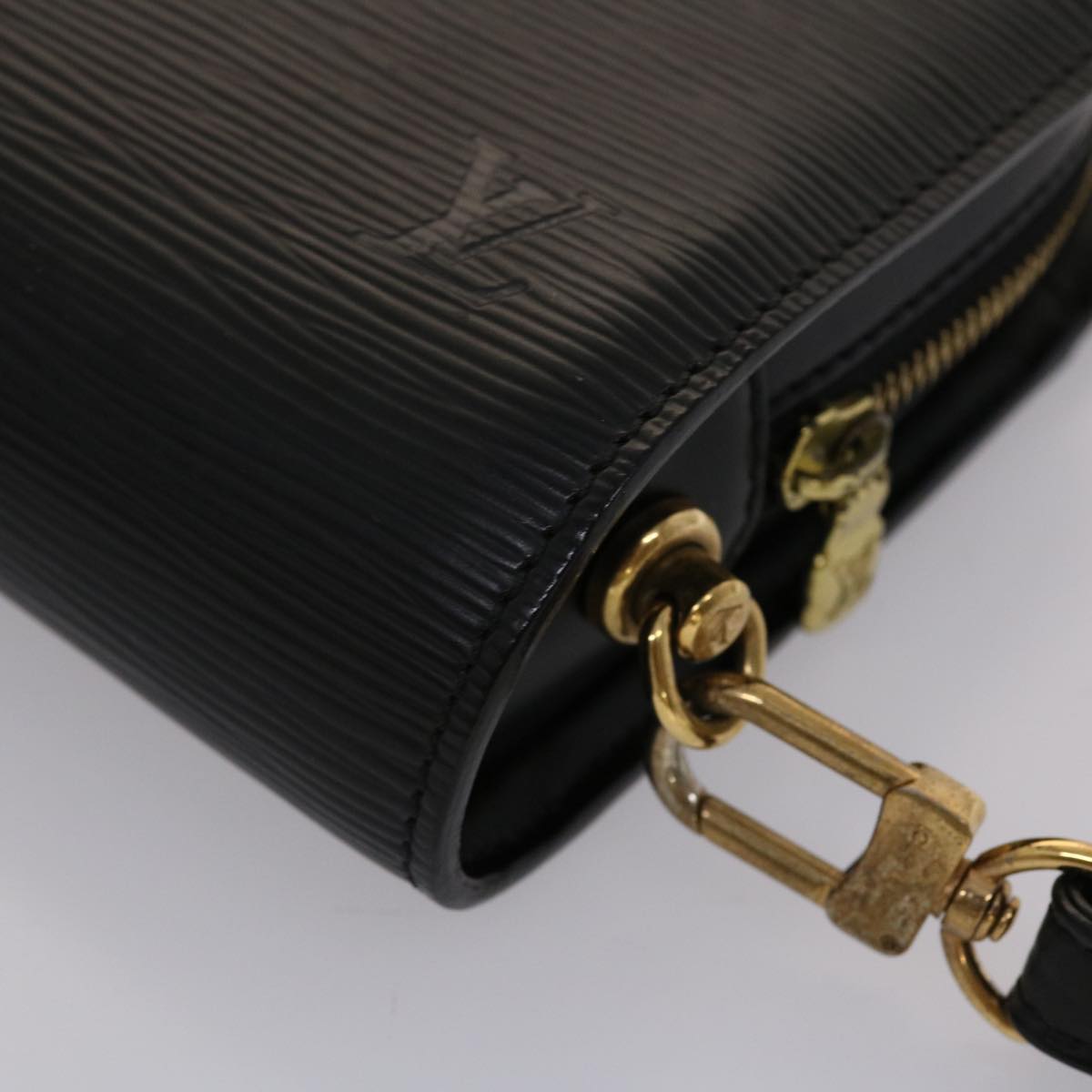 LOUIS VUITTON Epi Orsay Clutch Bag Black M51992 LV 45731