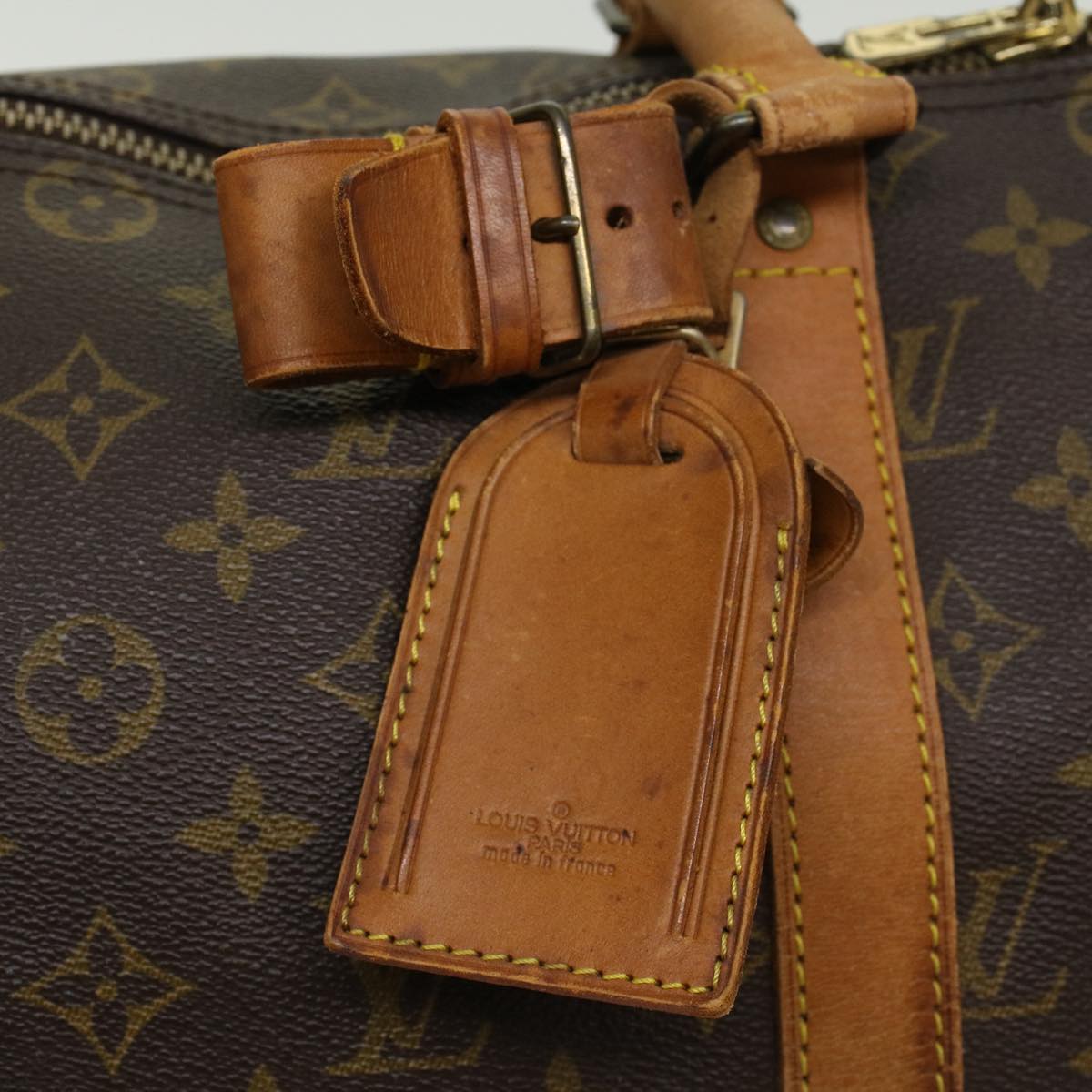LOUIS VUITTON Monogram Keepall Bandouliere 45 Boston Bag M41418 LV 45735