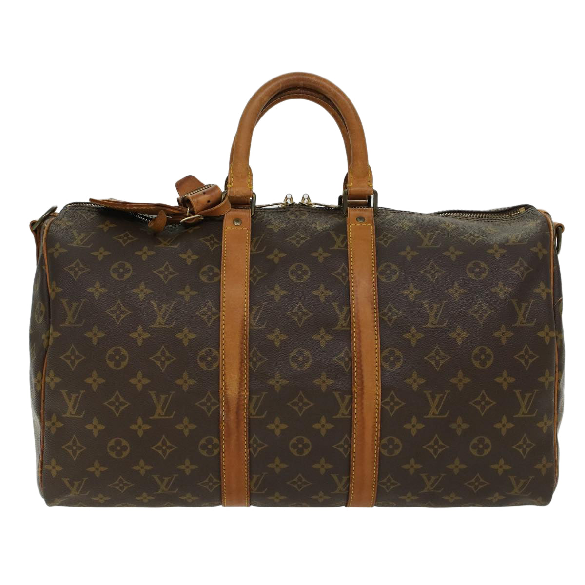 LOUIS VUITTON Monogram Keepall Bandouliere 45 Boston Bag M41418 LV 45735