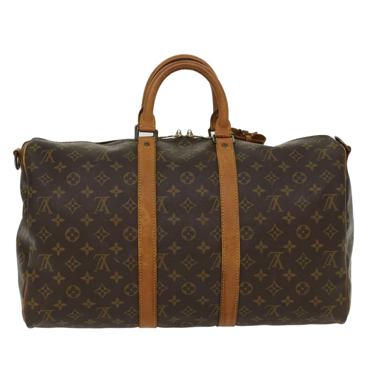 LOUIS VUITTON Monogram Keepall Bandouliere 45 Boston Bag M41418 LV 45735