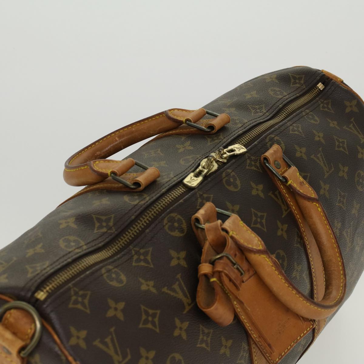 LOUIS VUITTON Monogram Keepall Bandouliere 45 Boston Bag M41418 LV 45735