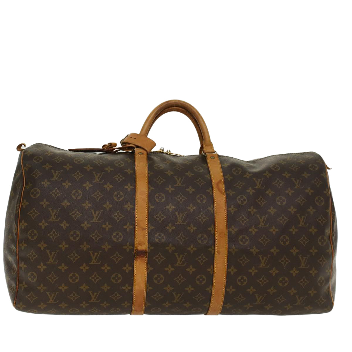 LOUIS VUITTON Monogram Keepall 60 Boston Bag M41422 LV 45736
