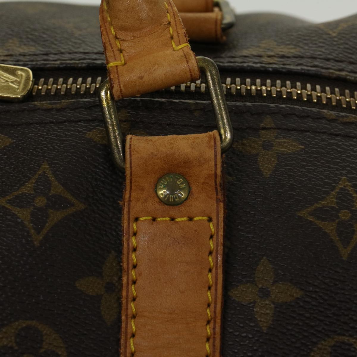 LOUIS VUITTON Monogram Keepall 60 Boston Bag M41422 LV 45736
