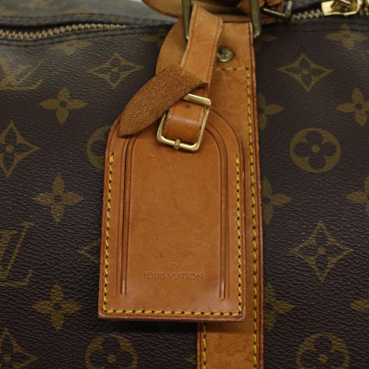 LOUIS VUITTON Monogram Keepall 60 Boston Bag M41422 LV 45736
