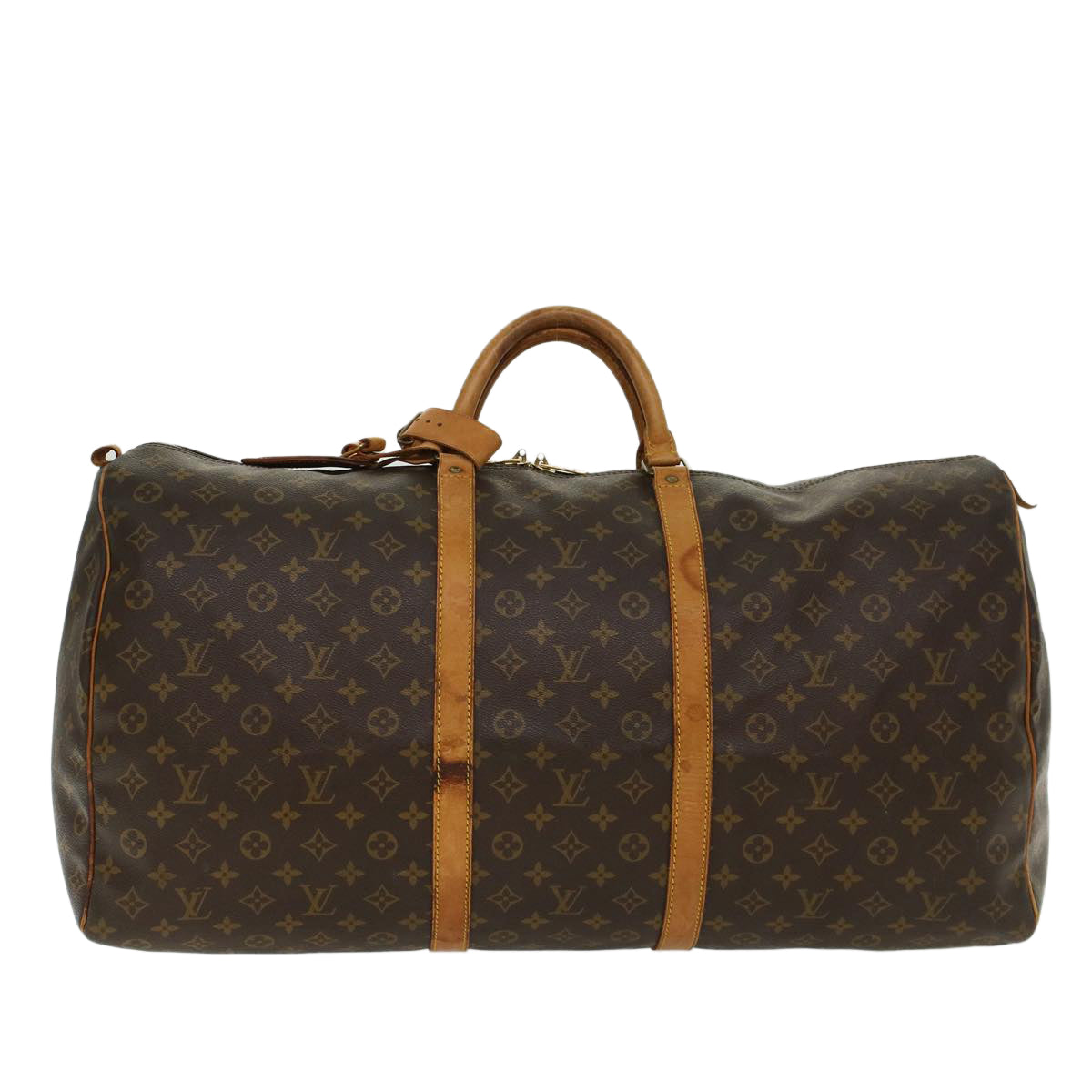 LOUIS VUITTON Monogram Keepall 60 Boston Bag M41422 LV 45736