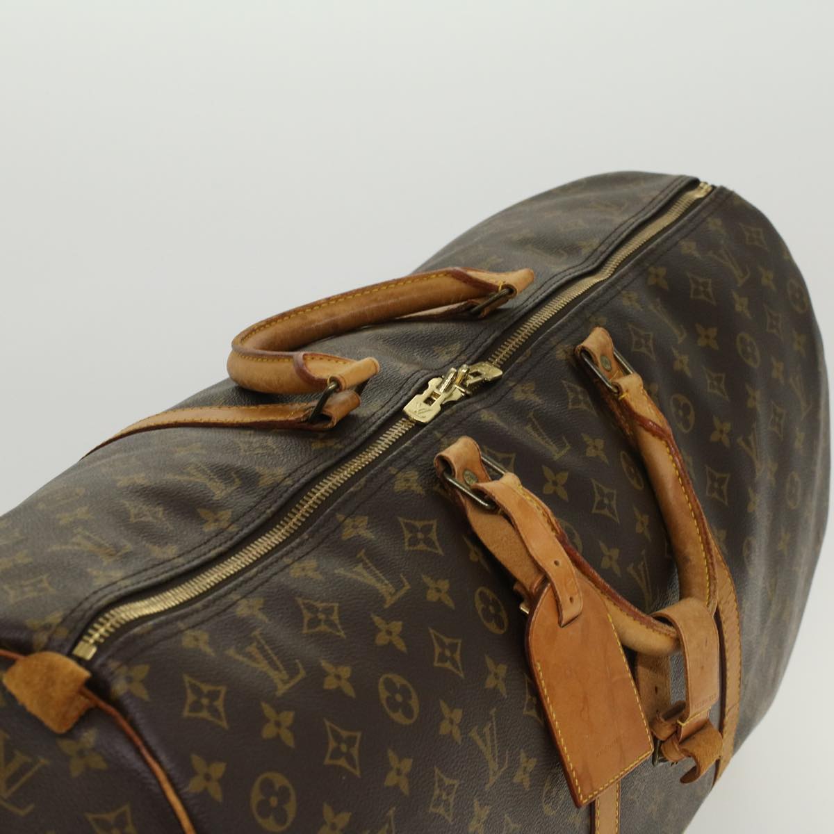 LOUIS VUITTON Monogram Keepall 60 Boston Bag M41422 LV 45736
