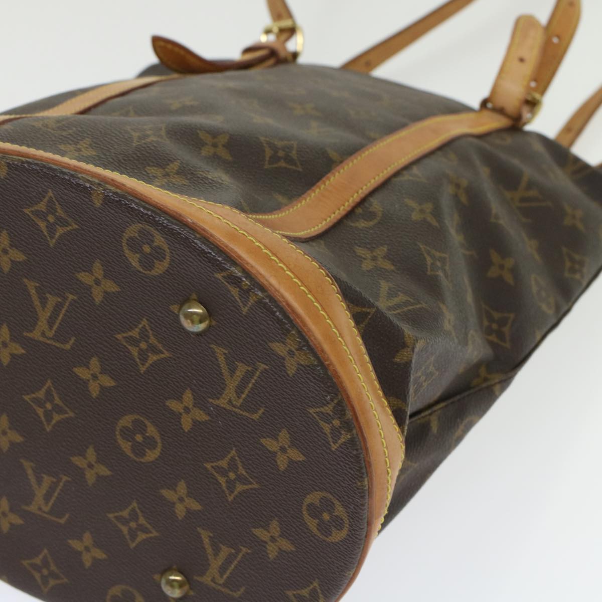 LOUIS VUITTON Monogram Bucket GM Shoulder Bag M42236 LV 45738
