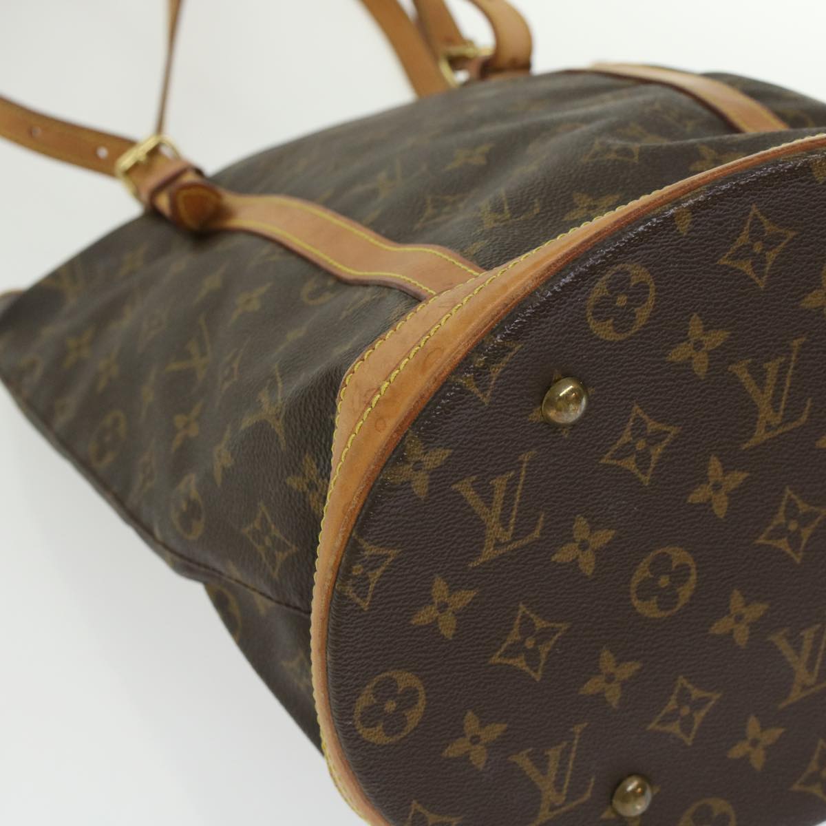 LOUIS VUITTON Monogram Bucket GM Shoulder Bag M42236 LV 45738