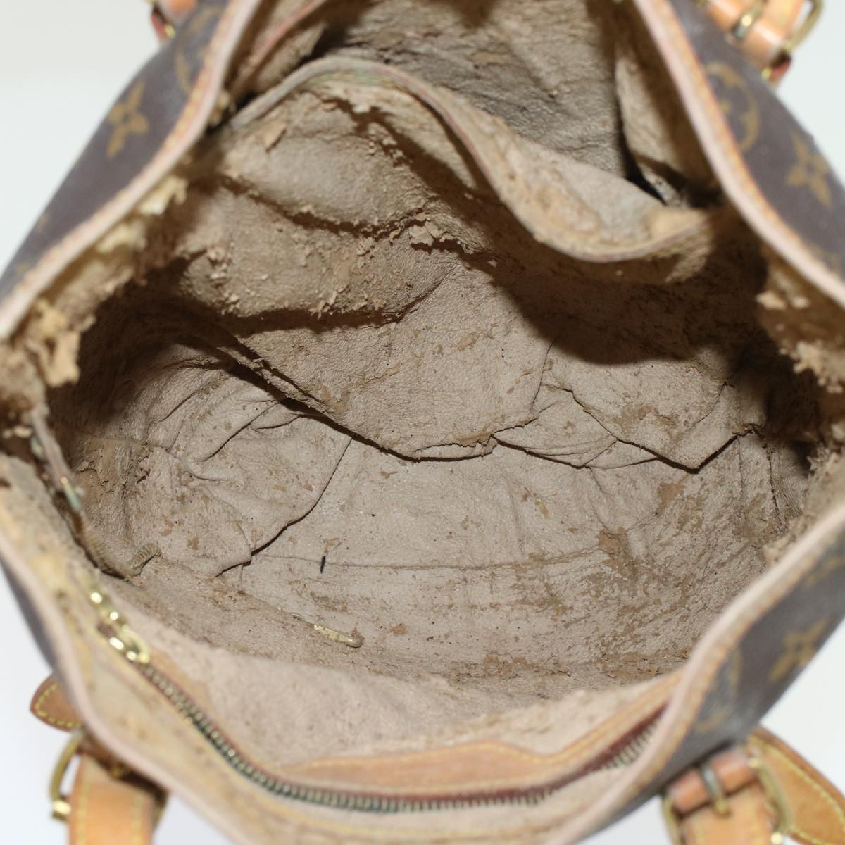 LOUIS VUITTON Monogram Bucket GM Shoulder Bag M42236 LV 45738