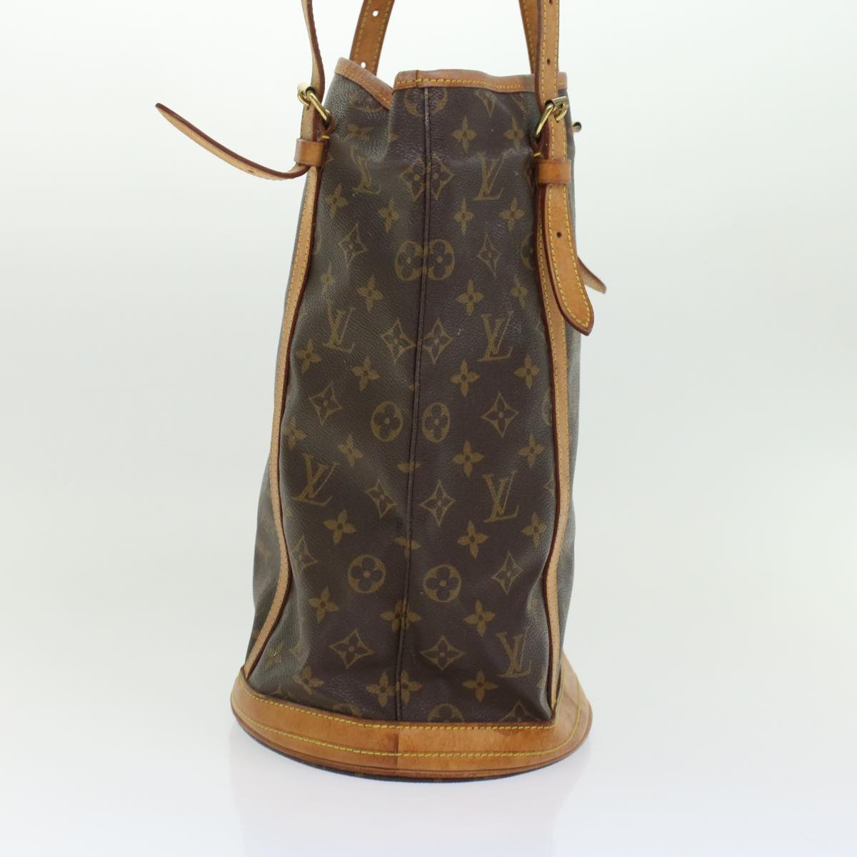 LOUIS VUITTON Monogram Bucket GM Shoulder Bag M42236 LV 45738