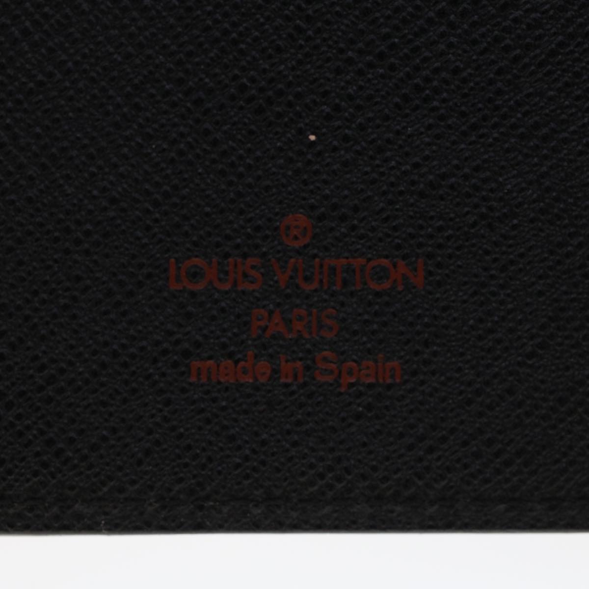 LOUIS VUITTON Epi Agenda PM Day Planner Cover Black R20052 LV 45741