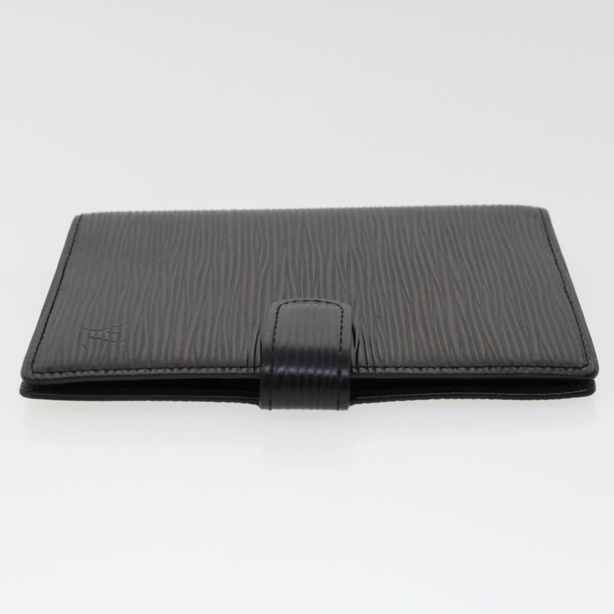LOUIS VUITTON Epi Agenda PM Day Planner Cover Black R20052 LV 45741