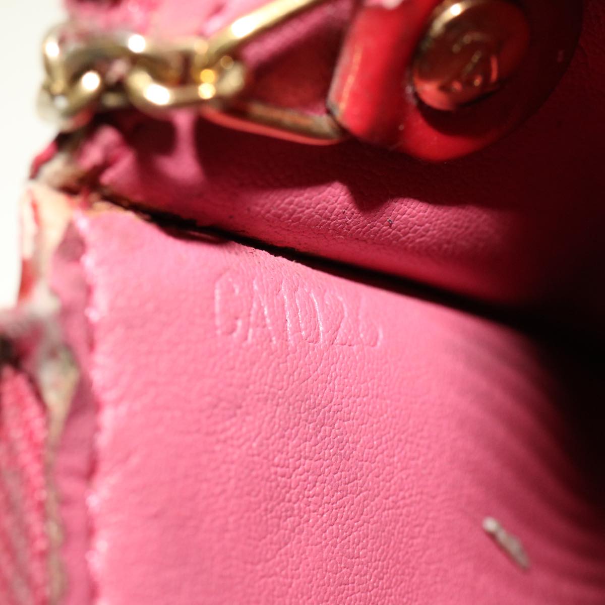 LOUIS VUITTON Monogram Vernis Pochette Cles Coin Purse Pink M91250 45744