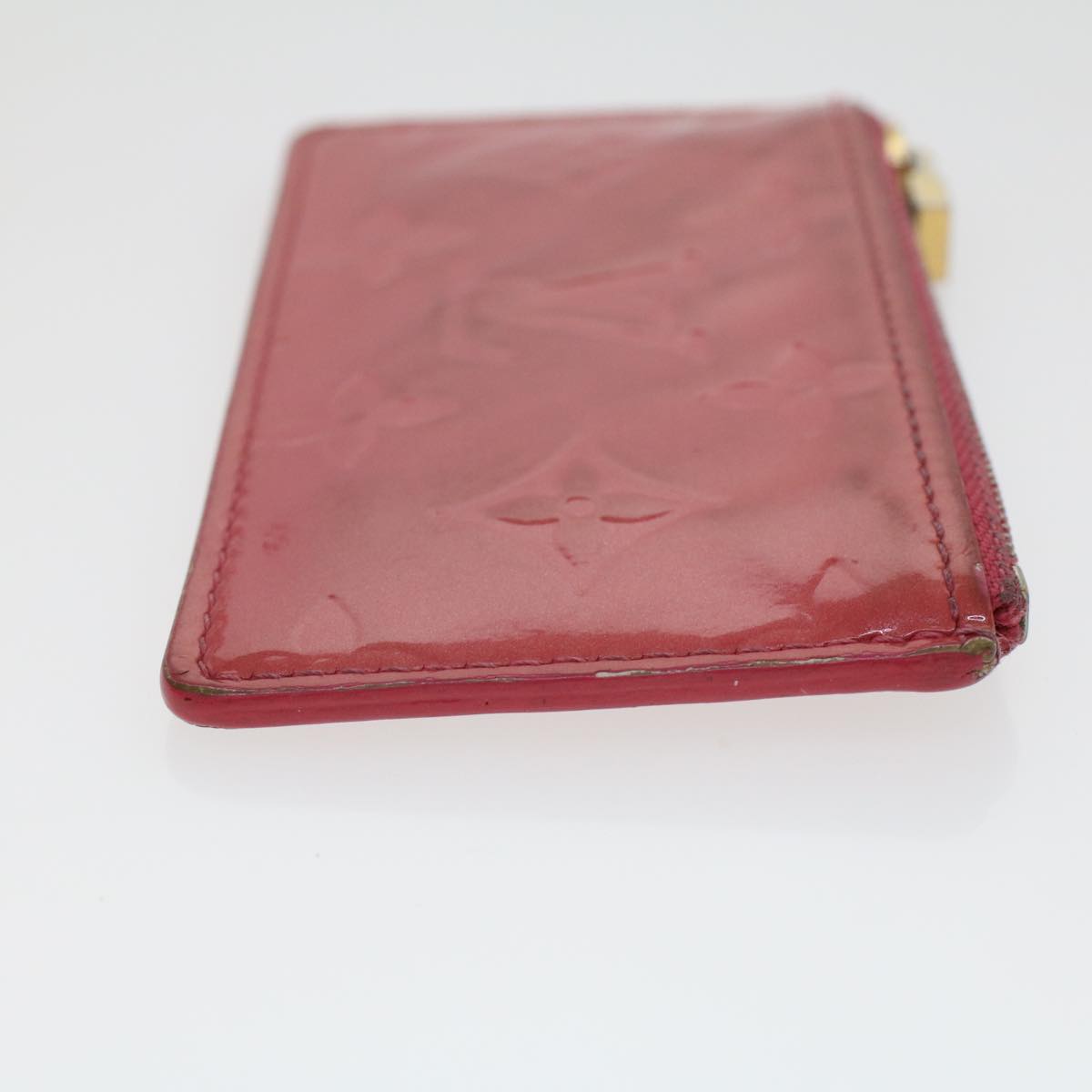 LOUIS VUITTON Monogram Vernis Pochette Cles Coin Purse Pink M91250 45744