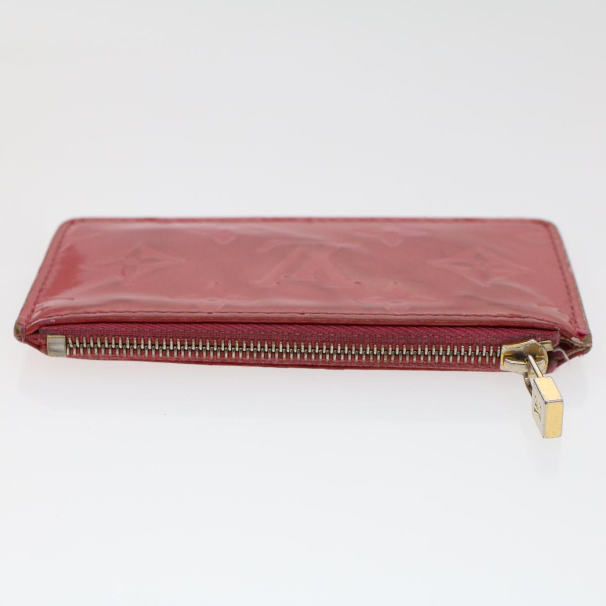 LOUIS VUITTON Monogram Vernis Pochette Cles Coin Purse Pink M91250 45744