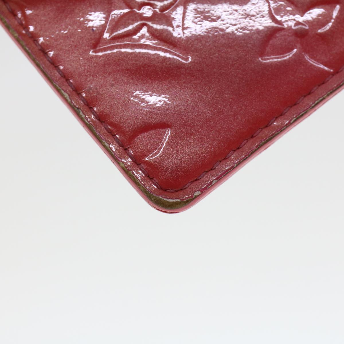 LOUIS VUITTON Monogram Vernis Pochette Cles Coin Purse Pink M91250 45744
