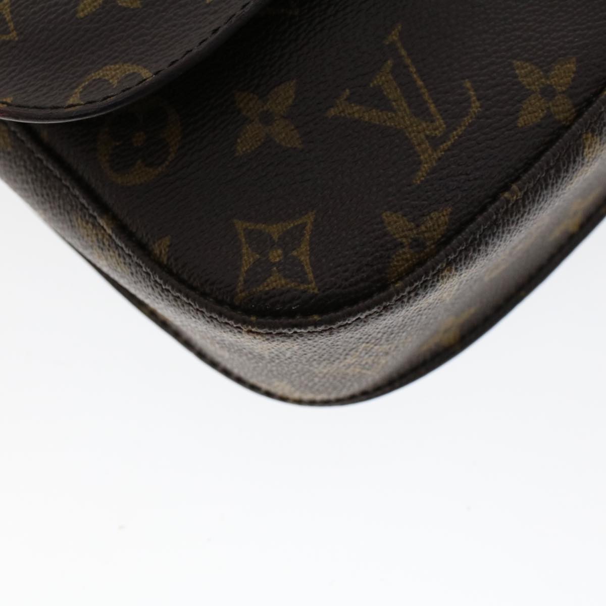 LOUIS VUITTON Monogram Saint Cloud MM Shoulder Bag M51243 LV 45749