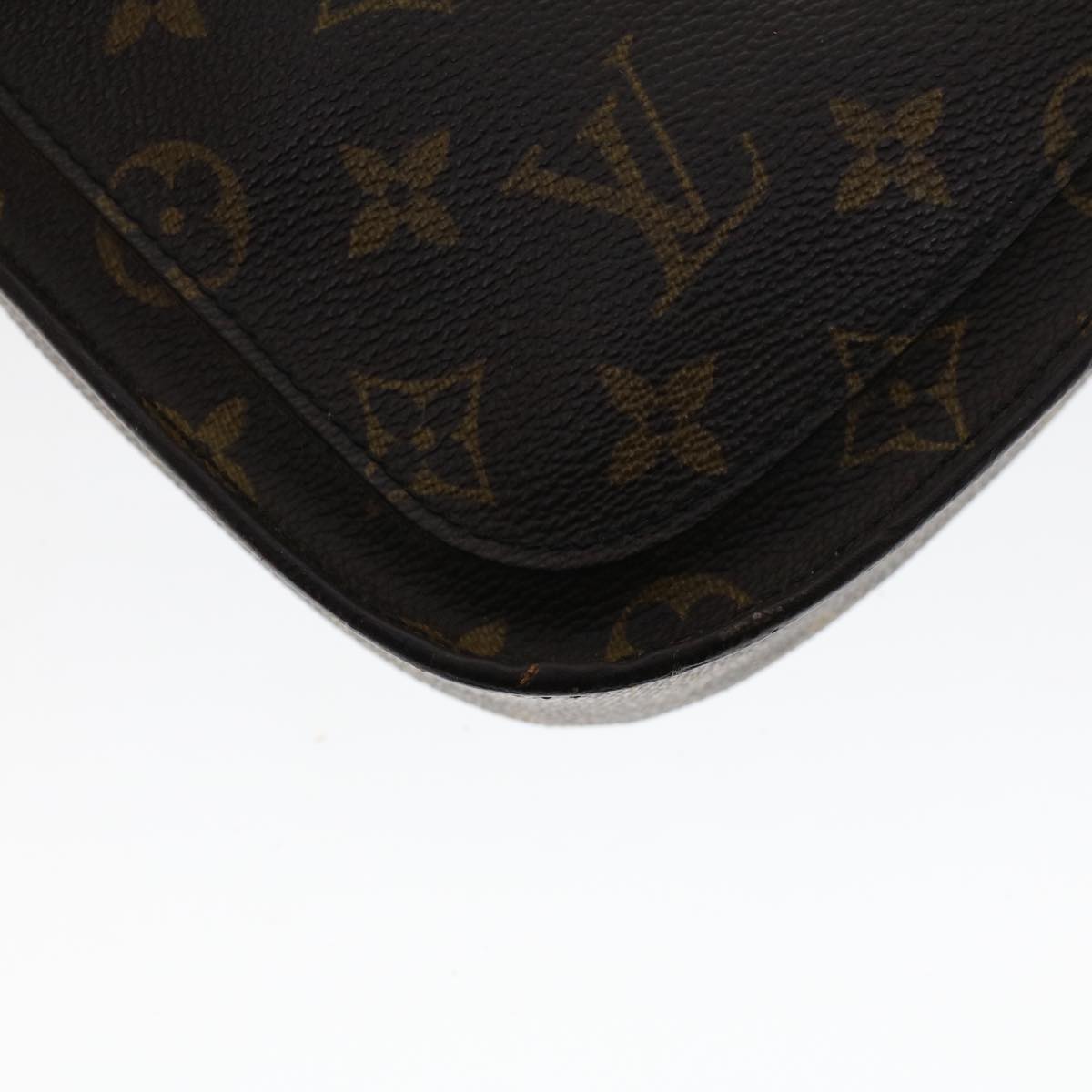 LOUIS VUITTON Monogram Saint Cloud MM Shoulder Bag M51243 LV 45749