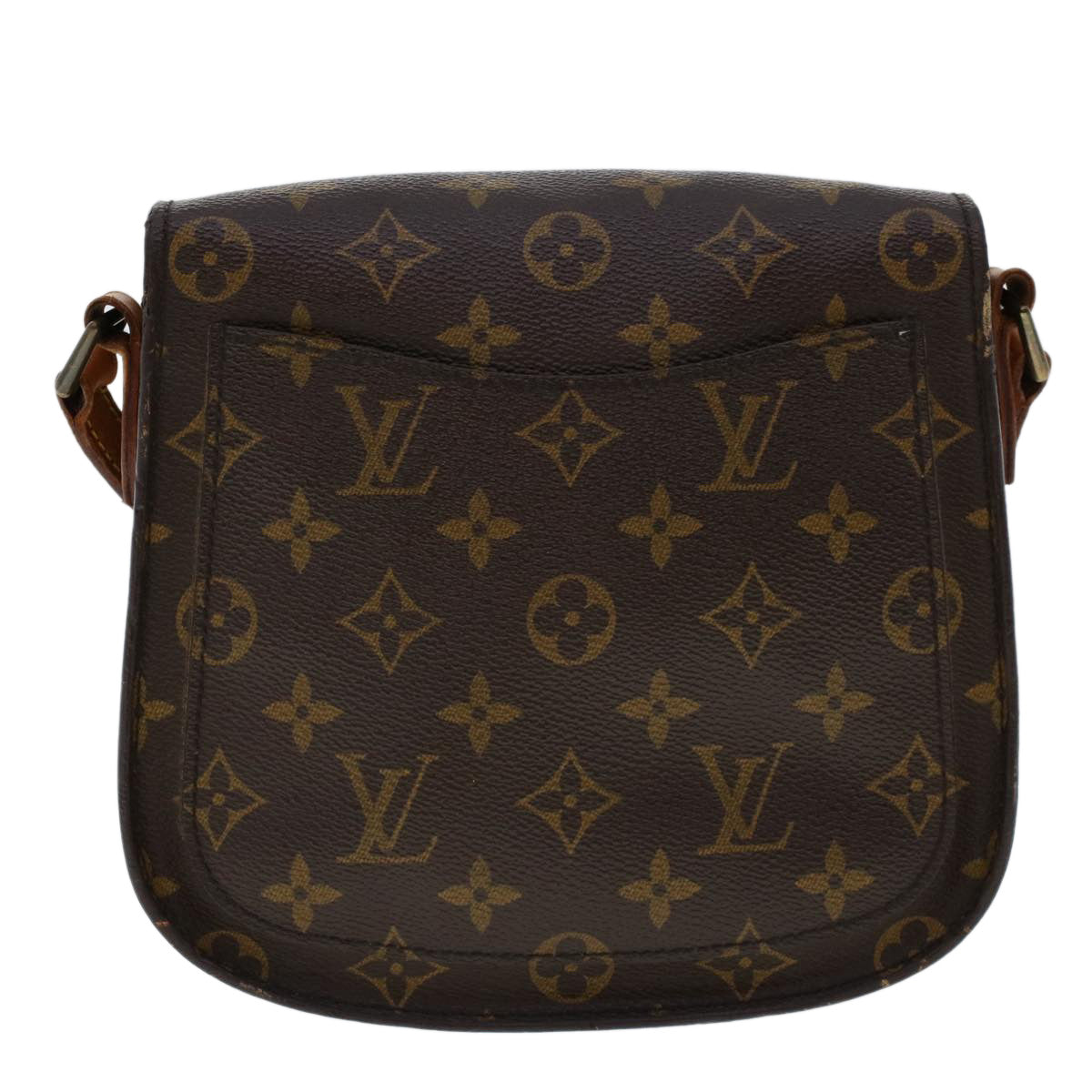 LOUIS VUITTON Monogram Saint Cloud MM Shoulder Bag M51243 LV 45749
