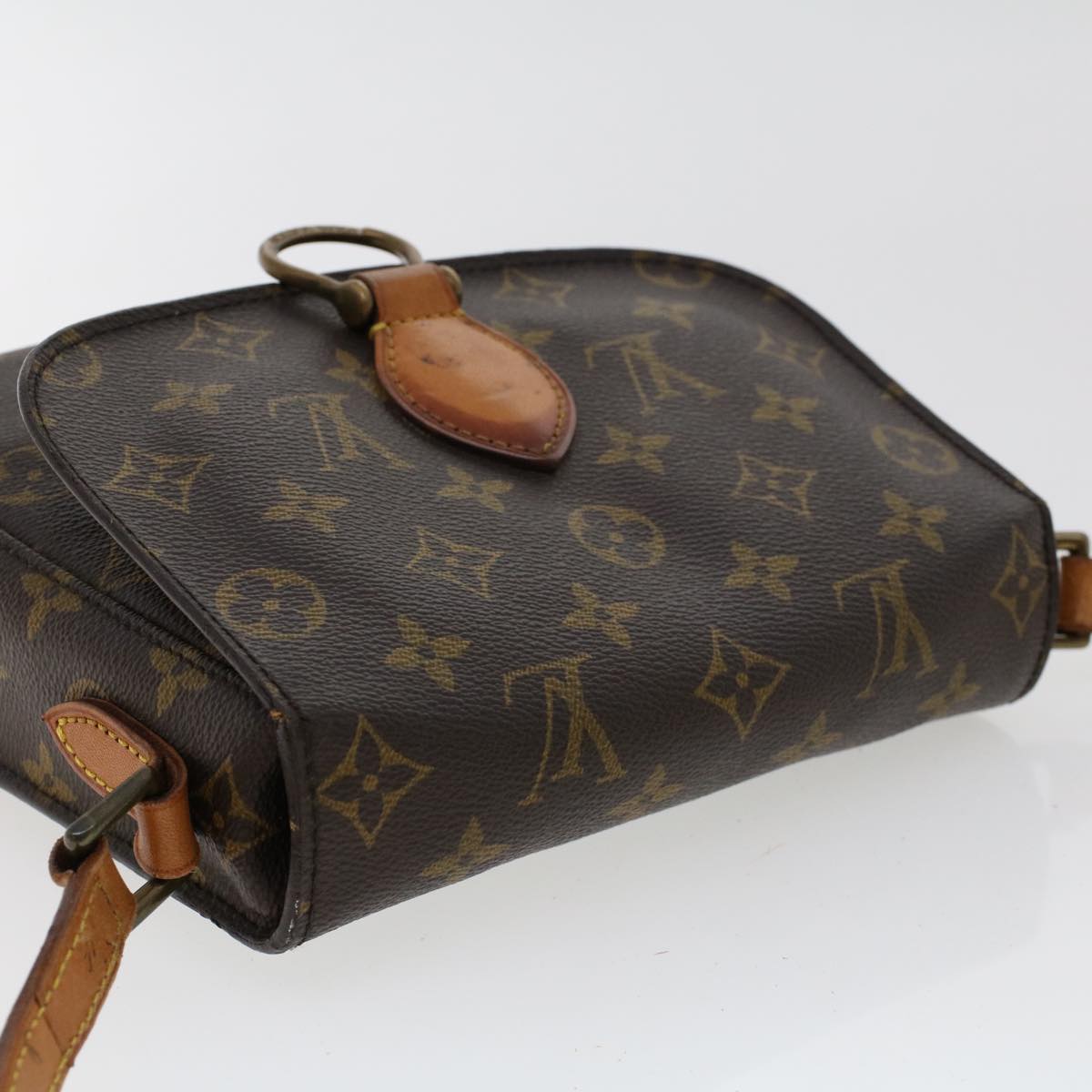 LOUIS VUITTON Monogram Saint Cloud MM Shoulder Bag M51243 LV 45749
