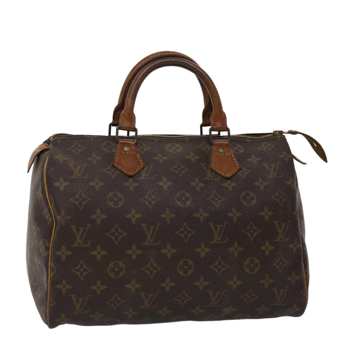 LOUIS VUITTON Monogram Speedy 30 Hand Bag M41526 LV 45750