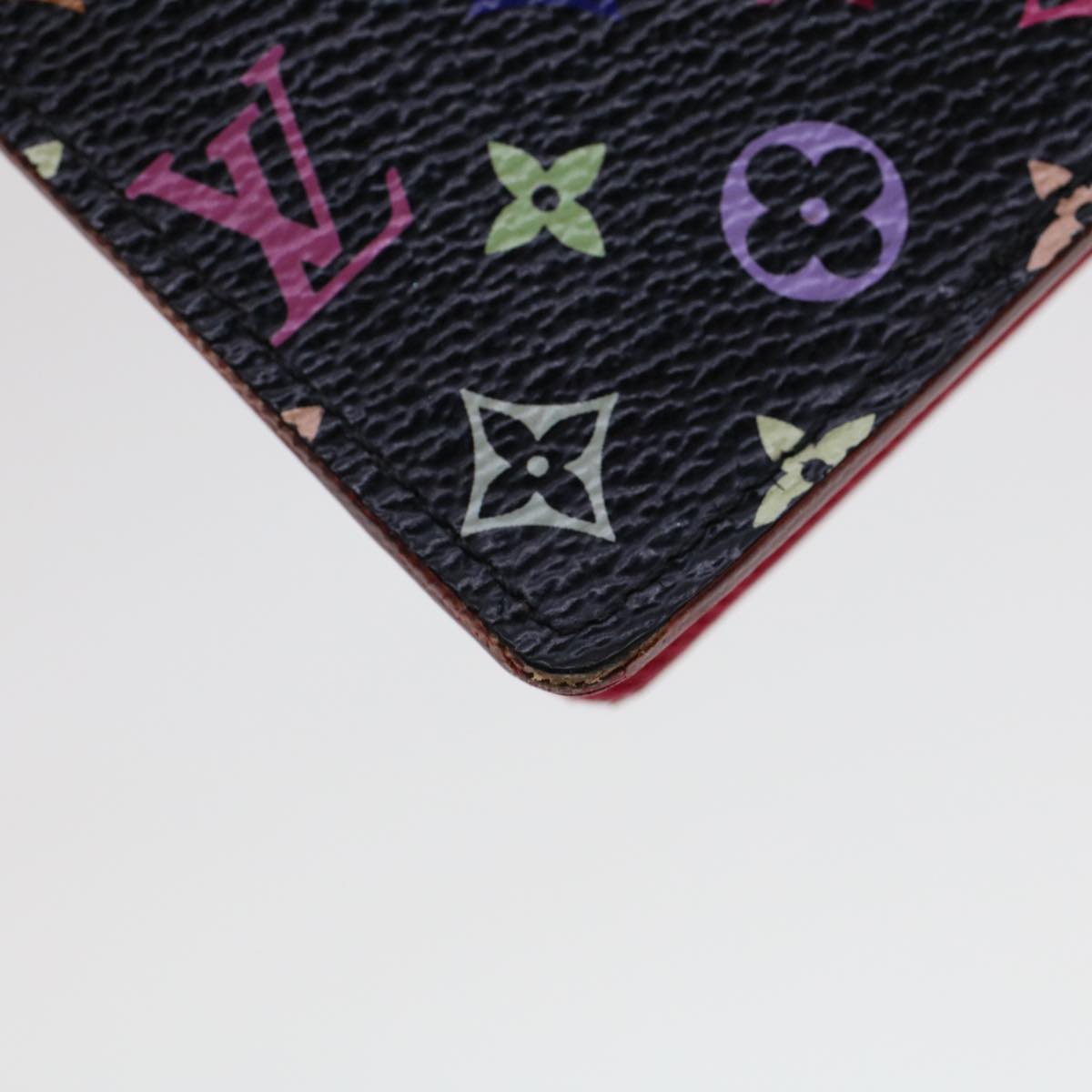 LOUIS VUITTON Monogram Multicolor Agenda PM Day Planner Cover Black R20895 45753