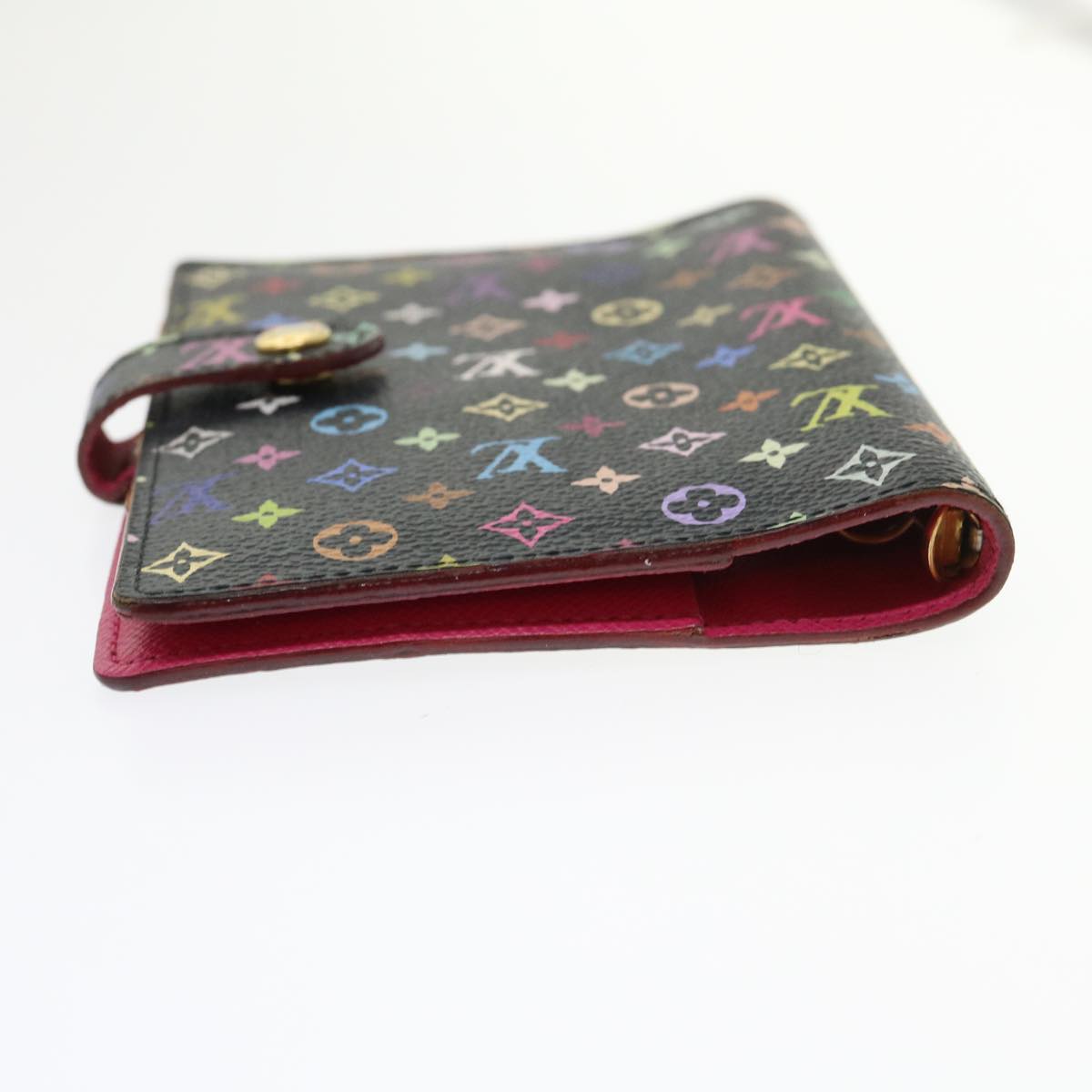 LOUIS VUITTON Monogram Multicolor Agenda PM Day Planner Cover Black R20895 45753