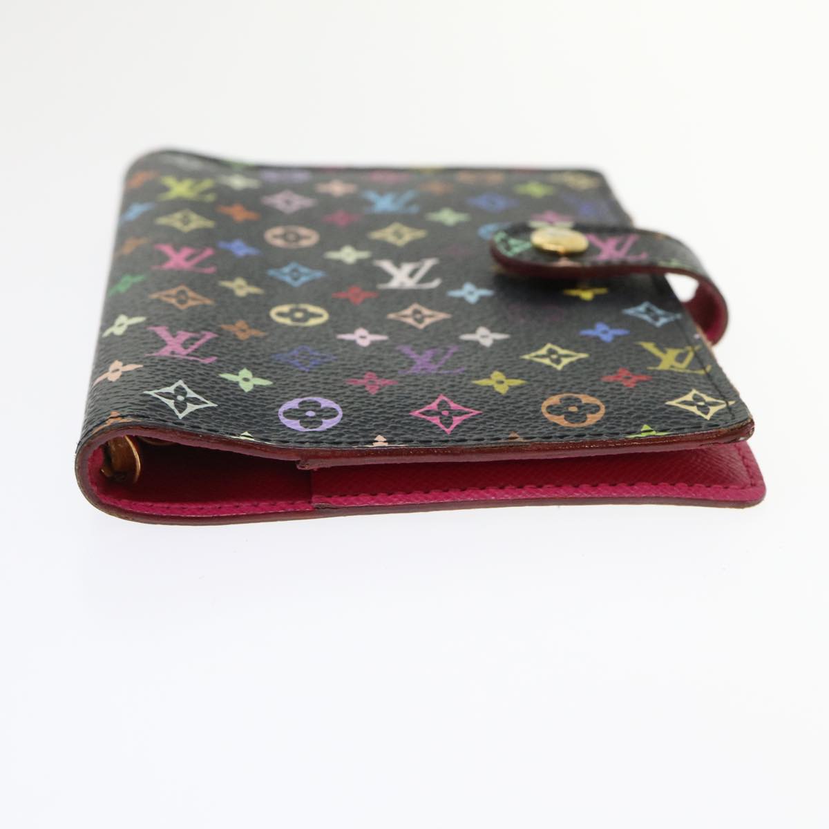 LOUIS VUITTON Monogram Multicolor Agenda PM Day Planner Cover Black R20895 45753