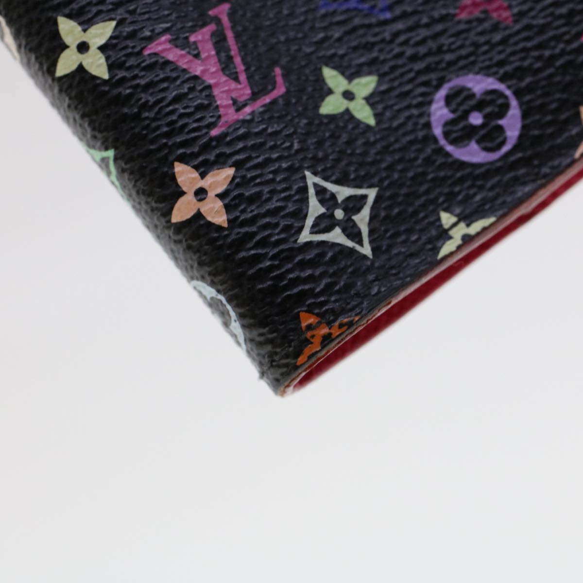 LOUIS VUITTON Monogram Multicolor Agenda PM Day Planner Cover Black R20895 45753
