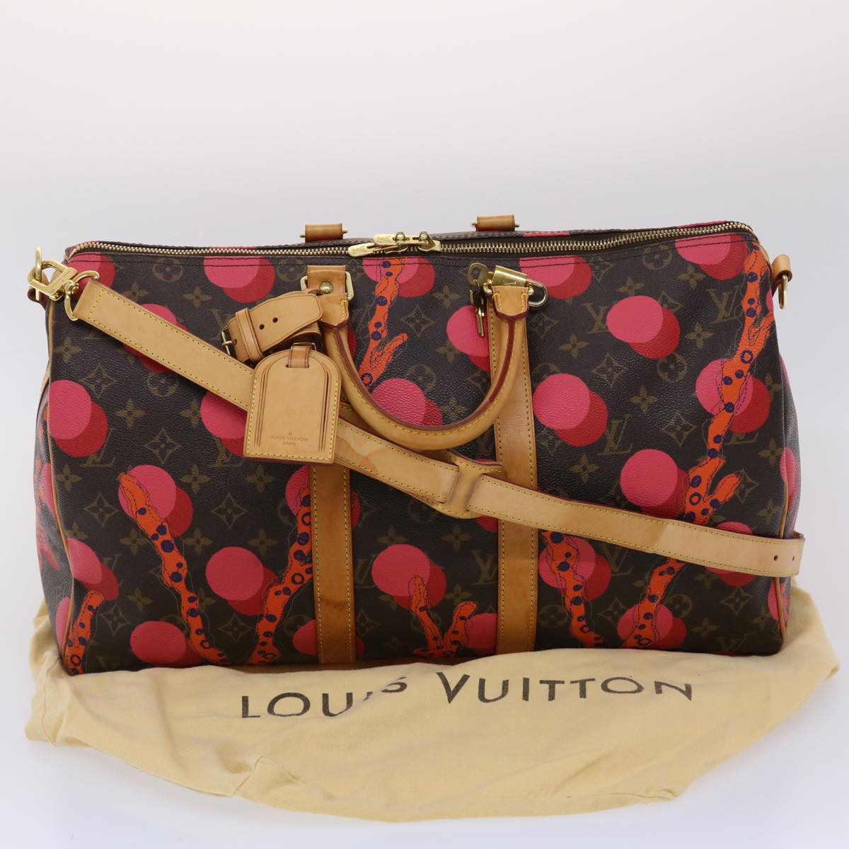 LOUIS VUITTON Monogram Ramage Keepall Bandouliere 45 Bag M41413 LV 45757A