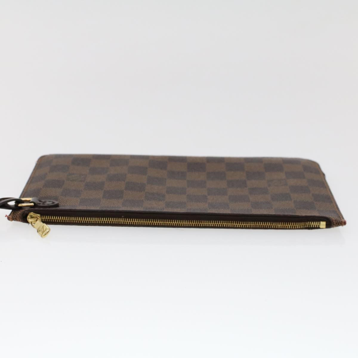 LOUIS VUITTON Damier Ebene Neverfull MM Pouch Accessory Pouch LV 45764
