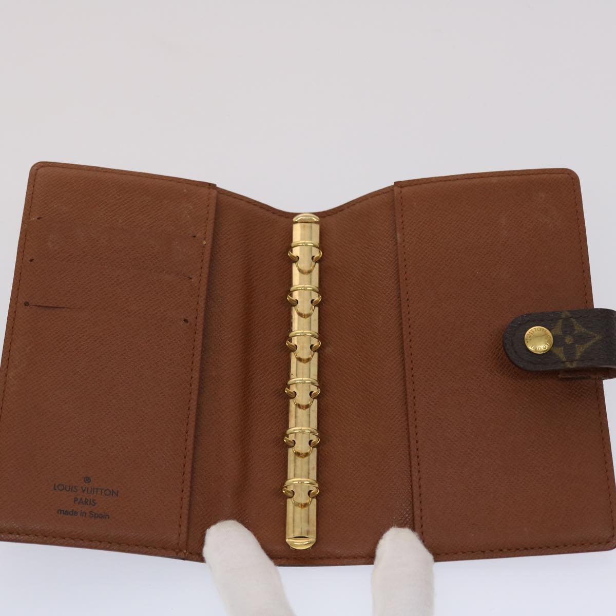 LOUIS VUITTON Monogram Agenda PM Day Planner Cover R20005 LV 45766