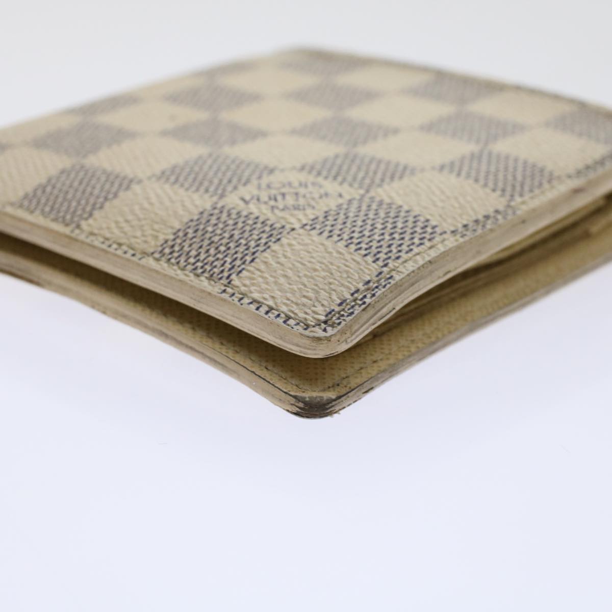 LOUIS VUITTON Damier Azur Porte Feuille Marco Bifold Wallet N60018 45769