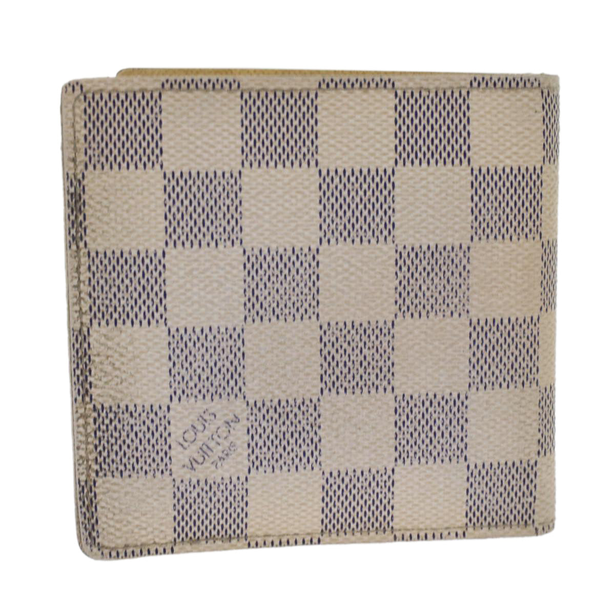 LOUIS VUITTON Damier Azur Porte Feuille Marco Bifold Wallet N60018 45769