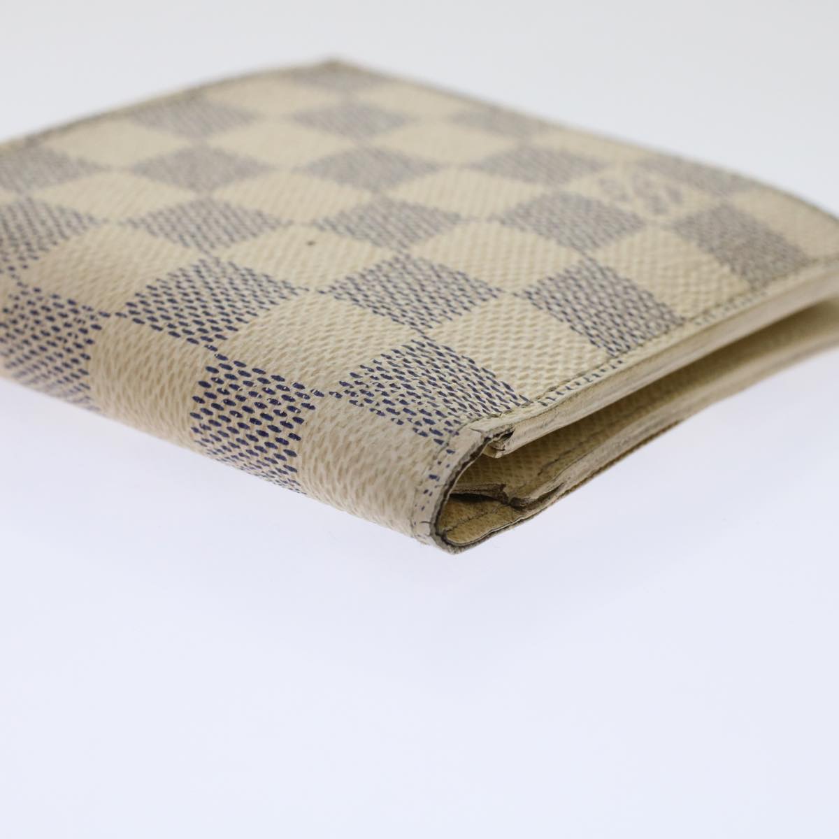 LOUIS VUITTON Damier Azur Porte Feuille Marco Bifold Wallet N60018 45769