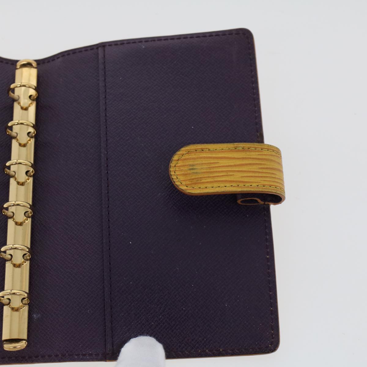 LOUIS VUITTON Epi Agenda PM Day Planner Cover Yellow R20059 LV 45772