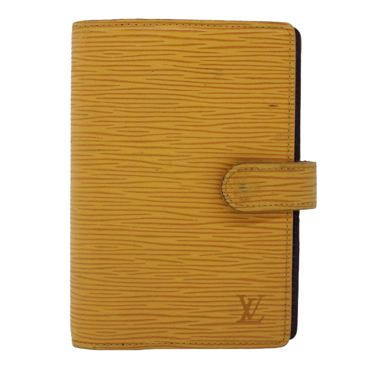 LOUIS VUITTON Epi Agenda PM Day Planner Cover Yellow R20059 LV 45772