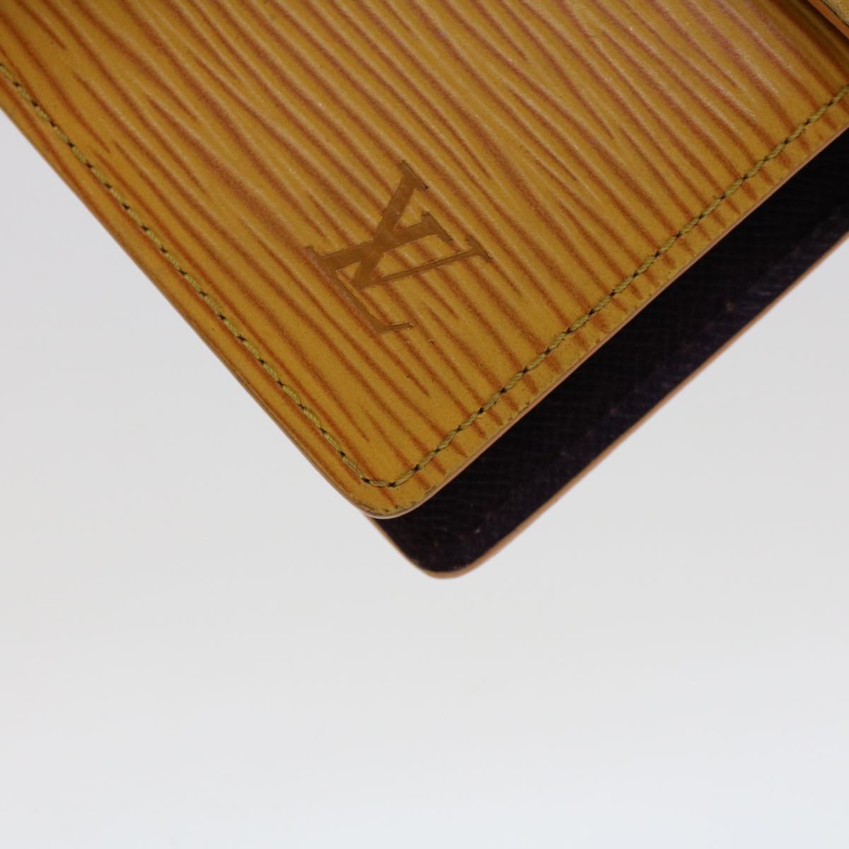 LOUIS VUITTON Epi Agenda PM Day Planner Cover Yellow R20059 LV 45772