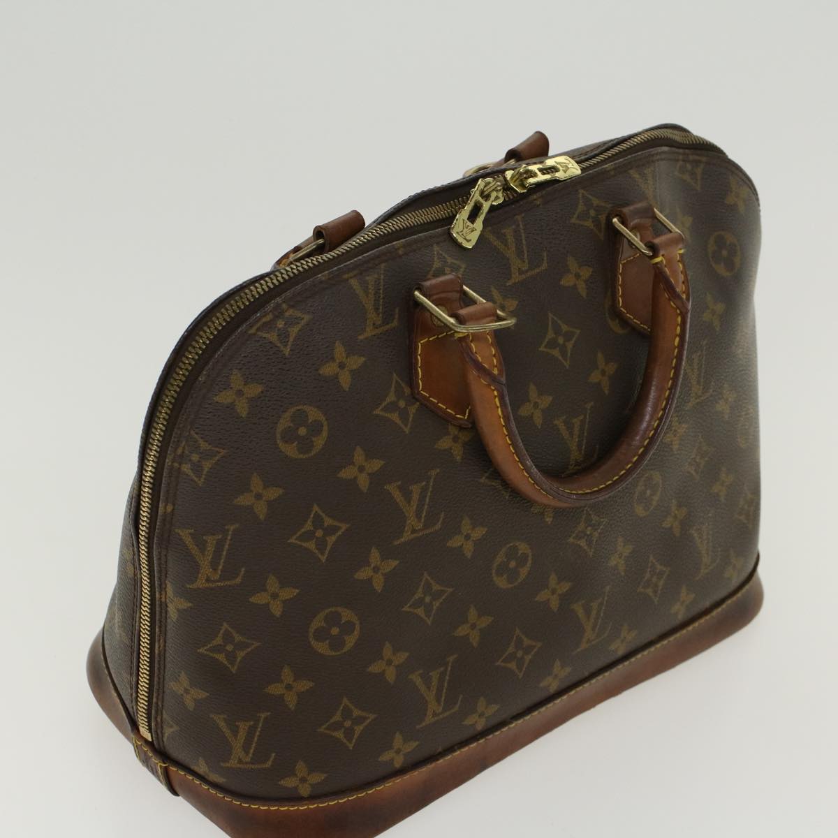 LOUIS VUITTON Monogram Alma Hand Bag M51130 LV 45774