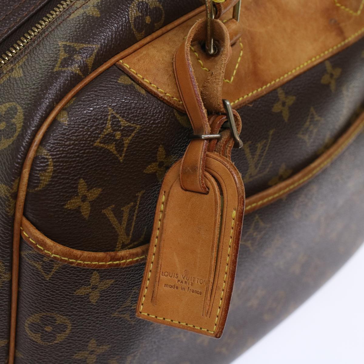 LOUIS VUITTON Monogram Deauville Hand Bag M47270 LV 45778