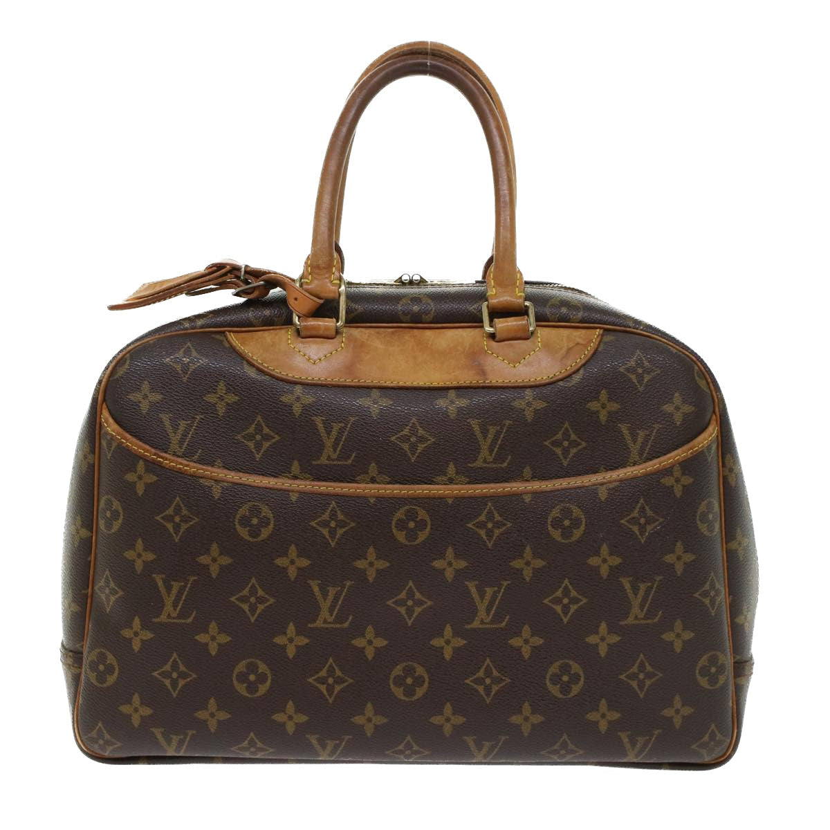 LOUIS VUITTON Monogram Deauville Hand Bag M47270 LV 45778