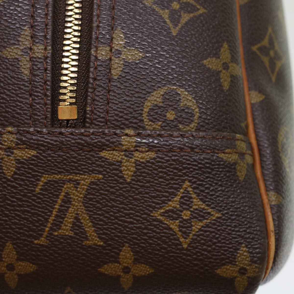 LOUIS VUITTON Monogram Deauville Hand Bag M47270 LV 45778