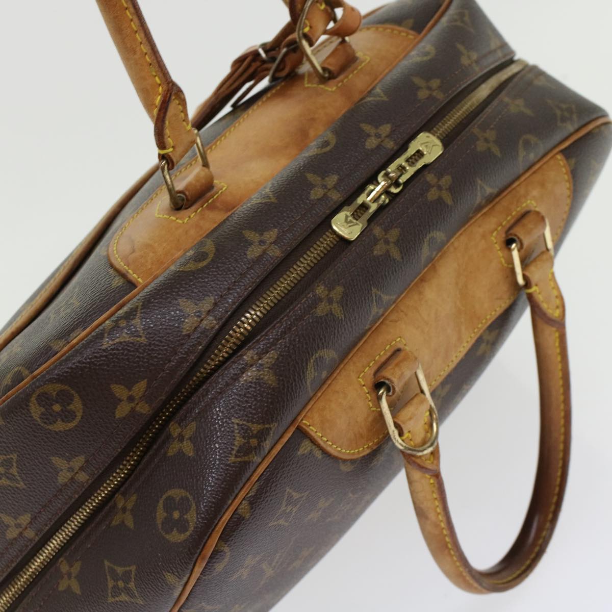 LOUIS VUITTON Monogram Deauville Hand Bag M47270 LV 45778